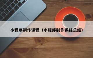 乌鲁木齐小程序制作课程（小程序制作课程总结）