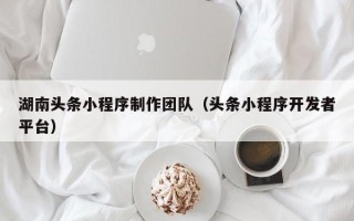乌鲁木齐湖南头条小程序制作团队（头条小程序开发者平台）